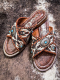 Jungle - Sandal - Brown - Very G - Footwear - Western Fashion - Bronco Western Supply Co.