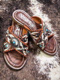 Jungle - Sandal - Brown - Very G - Footwear - Western Fashion - Bronco Western Supply Co.