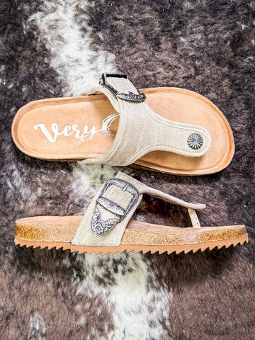Texas - Sandal - Cream - Very G - Footwear - Western Fashion - Bronco Western Supply Co.