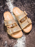 Aliza - Sandal - Gold Glitter - Very G - Footwear - Bronco Western Supply Co.