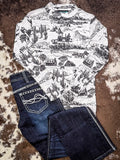 The Old Days - Mesh Top - Sterling Kreek - Western Fashion - Bronco Western Supply Co.