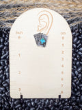 Four of a Kind - Western Aces - Stud Earrings - Western Jewelry - Bronco Western Supply Co.