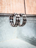 Abilene - Metal Bubble - Stud Hoop Earrings - Western Jewelry - Bronco Western Supply Co.