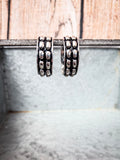 Abilene - Metal Bubble - Stud Hoop Earrings - Western Jewelry - Bronco Western Supply Co.