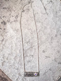 Clementine - Western - Filigree - Bar Necklace - Western Jewelry - Bronco Western Supply Co.