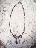 Susannah - Navajo Style - Beaded - Bow Necklace - Western Jewelry - Bronco Western Supply Co.