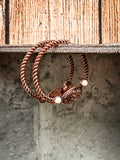 Lucinda - Western - Hoop Earrings - Copper - Accessory - Bronco Western Supply Co.