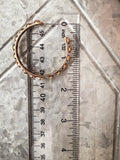 Galveston - Metal Bubble -Stud - Hoop Earrings - Gold - Bronco Western Supply Co.