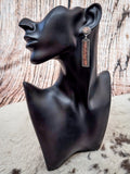Out West - Bar Dangle Earrings - Copper - Western Jewelry - Earrings - Bronco Western Supply Co.