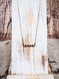 Galveston - Western - Bubble - Bar Necklace - Bronco Western Supply Co.