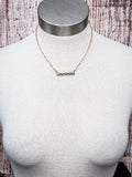 Galveston - Western - Bubble - Bar Necklace - Bronco Western Supply Co.