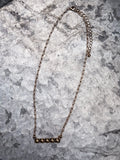 Galveston - Western - Bubble - Bar Necklace - Bronco Western Supply Co.