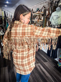 Amber Fringe Shacket