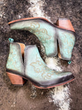 Myra Bag - La Ponderosa - Leather - Booties - Turquoise - Bronco Western Supply Co.