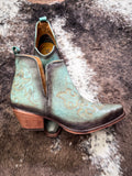 Myra Bag - La Ponderosa - Leather - Booties - Turquoise - Bronco Western Supply Co.