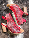 Myra Bag - Callandra - Tooled Leather - Heels - Footwear - Bronco Western Supply Co.