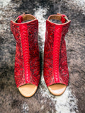 Myra Bag - Callandra - Tooled Leather - Heels - Footwear - Bronco Western Supply Co.