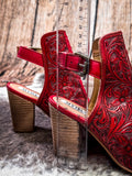 Myra Bag - Callandra - Tooled Leather - Heels - Footwear - Bronco Western Supply Co.