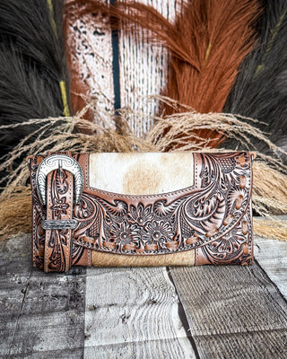 Wild Spirit Hairon Wallet Bag by Myra Bag