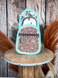 Ridge Bloom Tooled Sling Bag