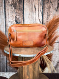 Side Saddle - Tooled Leather - Hip Bag - Ohlay Bags - Travel Bag - Bronco Western Supply Co.