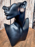 Ellie - Western - Rope - Filigree - Round - Stud Earrings - Bronco Western Supply Co.