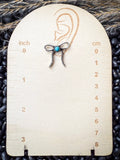 Lena - Western - Rope - Bow - Stud Earrings - Western Jewelry - Bronco Western Supply Co.