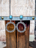 Tess - Ball - Round - Stud - Dangle Earrings - Western Jewelry - Bronco Western Supply Co.