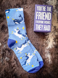 You're The Friend Box Sign And Sock Set