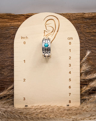 High Voltage Western Hoop Earrings