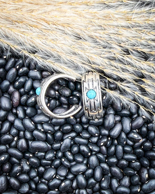 High Voltage Western Hoop Earrings