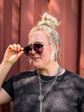 Earhart Tangle-Free Polarized Oversized Sunglasses