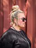 Earhart Tangle-Free Polarized Oversized Sunglasses