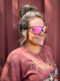 Capri Tangle-Free Oversized Sunglasses