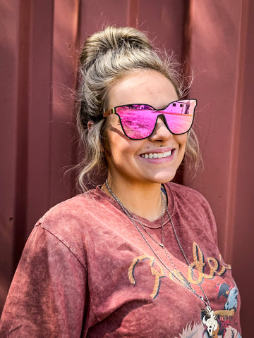 Capri Tangle-Free Oversized Sunglasses