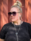 Kennedy Tangle-Free Oversized Sunglasses