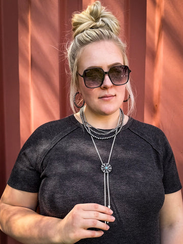 Kennedy Tangle-Free Oversized Sunglasses