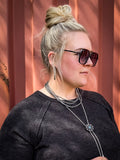 Kennedy Tangle-Free Oversized Sunglasses