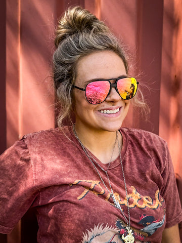 Brooks Tangle-Free Polarized Oversized Sunglasses
