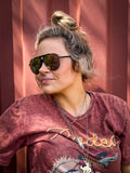 Brooks Tangle-Free Polarized Oversized Sunglasses