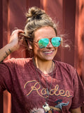 Classic Aviators - Tangle-Free Oversized Sunglasses