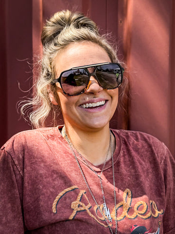 Astrid Tangle-Free Oversized Sunglasses