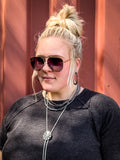 Shay Tangle-Free Polarized Oversized Sunglasses