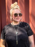 Shay Tangle-Free Polarized Oversized Sunglasses