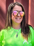 Earhart Tangle-Free Polarized Oversized Sunglasses