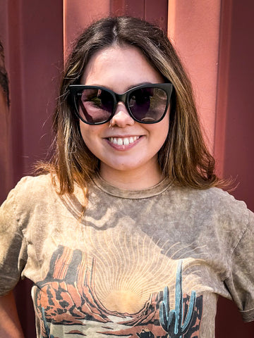 Emily Tangle-Free Oversized Polarized Sunglasses