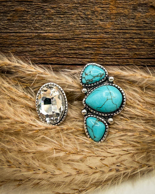 Darcy Dual Stone Cuff Ring