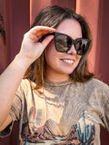 Emily Tangle-Free Oversized Polarized Sunglasses