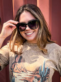 Emily Tangle-Free Oversized Polarized Sunglasses