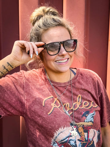 JAX Tangle-Free Oversized Sunglasses
